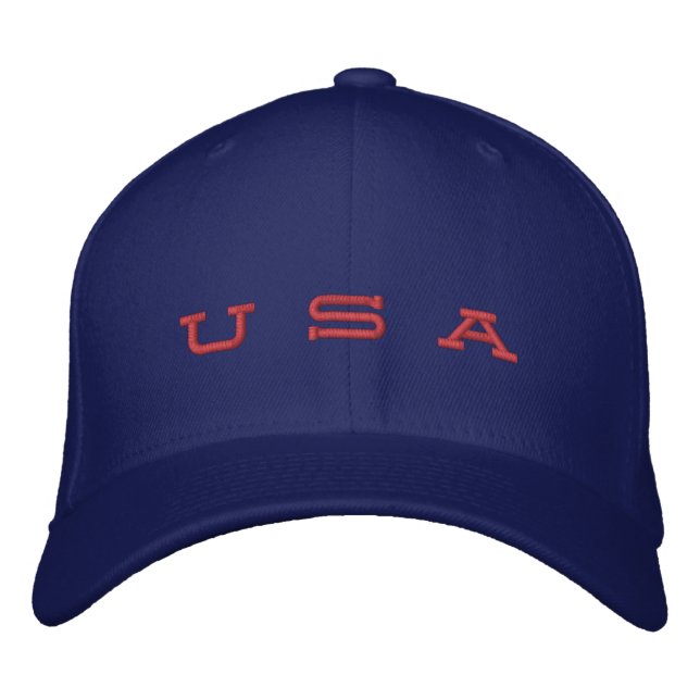 Casquette Brodée USA patriotique (Devant)