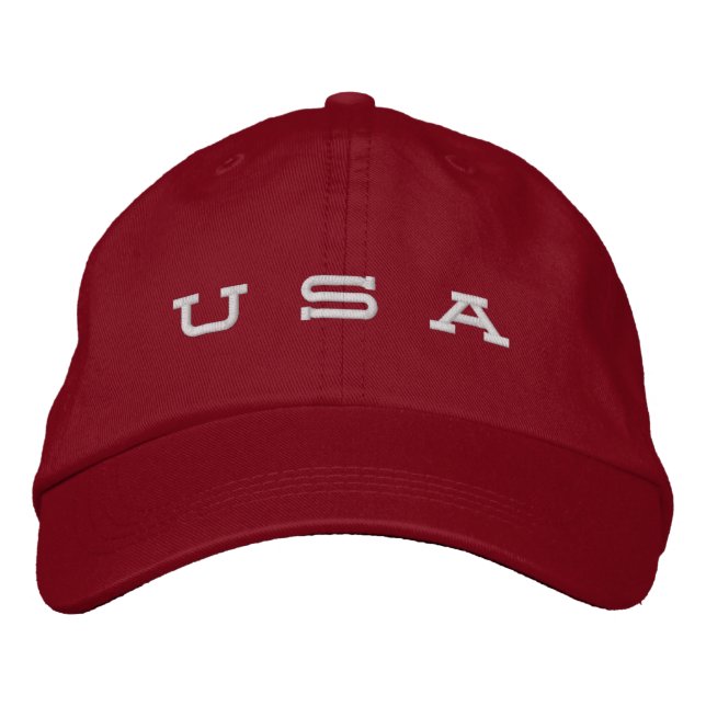 Casquette Brodée USA patriotique (Devant)