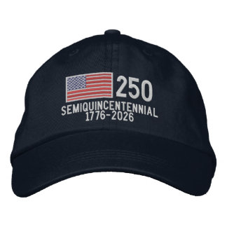 Casquette Brodée USA Semiquincentennial with American Flag 