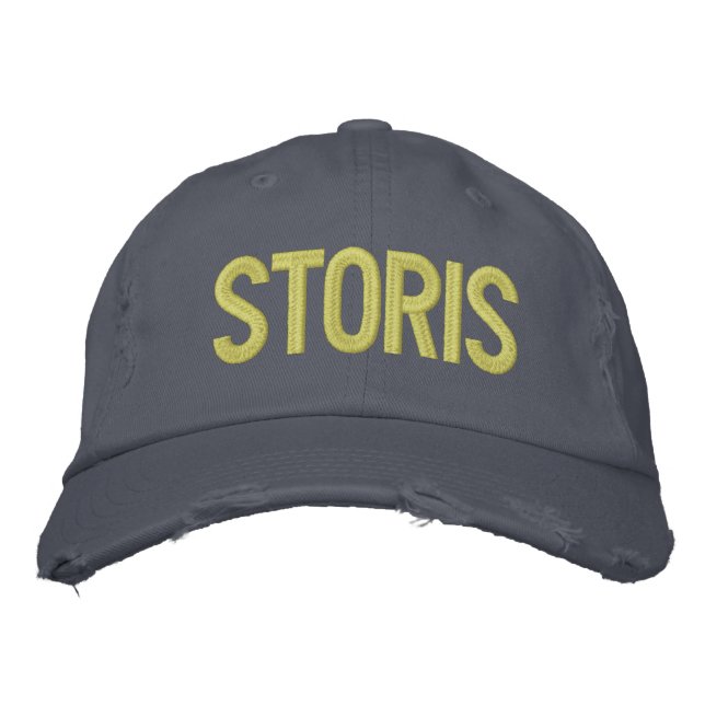 Casquette Brodée USCGC STORIS ballcap rétro (Devant)