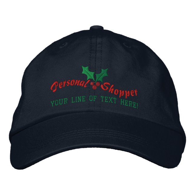 Casquette Brodée Vacances personnalisées Personal Shopper (Devant)