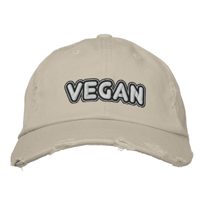 Casquette Brodée Vegan (Devant)