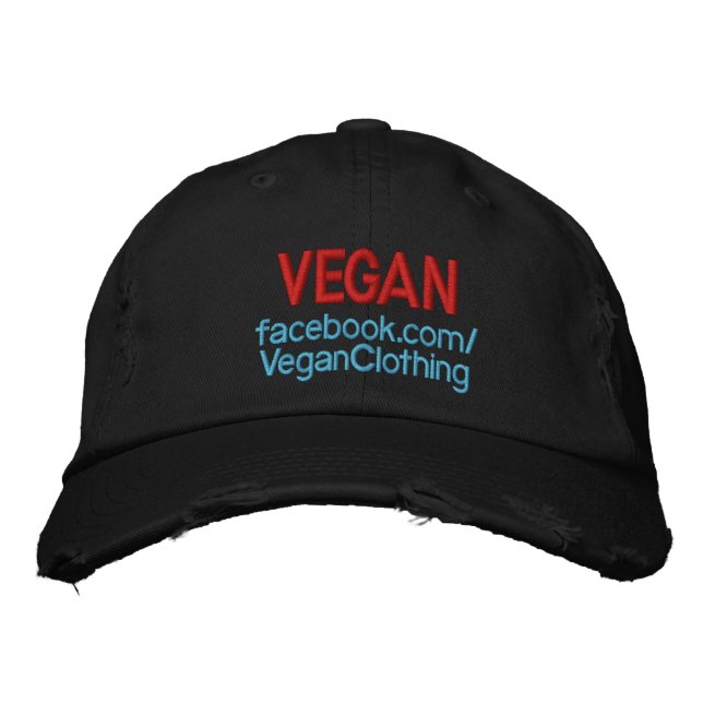 Casquette Brodée VEGAN Distorti (Devant)