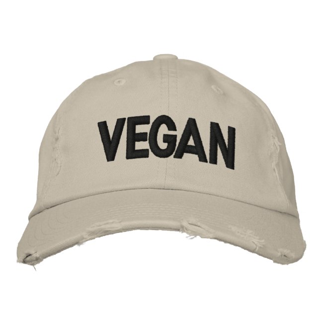 Casquette Brodée VEGAN Distorti (Devant)
