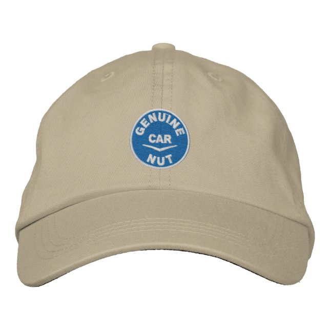 Casquette Brodée Véritable Logo De Nut De Voiture (Devant)