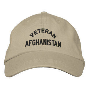 CASQUETTE BRODÉE VETERAN, AFGHANISTAN