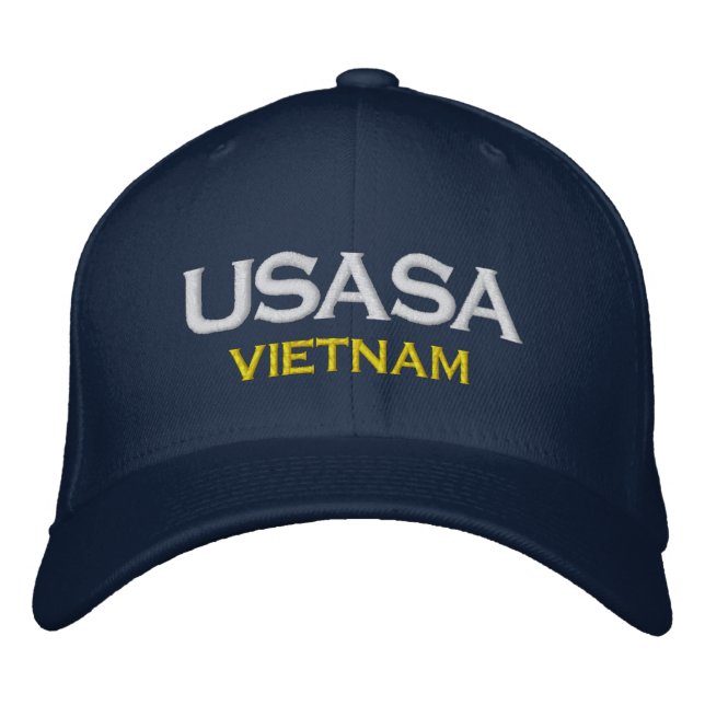 Casquette Brodée Vétéran d'USASA Vietnam (Devant)