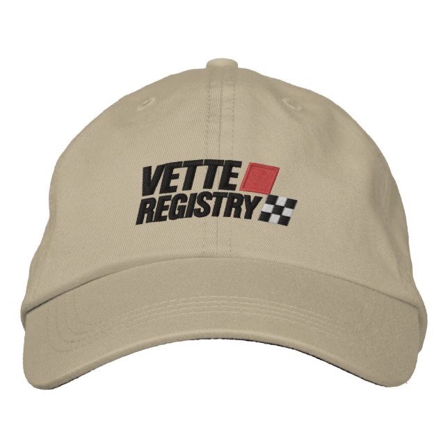 Casquette Brodée Vette Registry Logo Embroidered Light Hat (Devant)