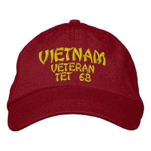 CASQUETTE BRODÉE VIETNAM VETERAN TET 68