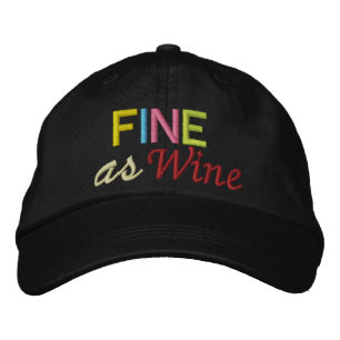 Casquette Brodée Vin fin par SRF