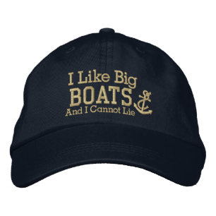 Casquette Brodée Voilier I LIke Big Boats
