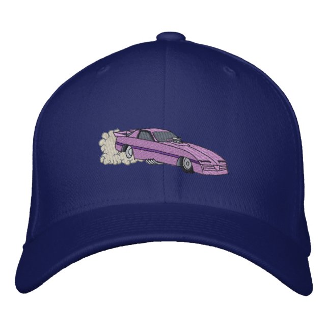 Casquette Brodée Voiture amusante (Devant)