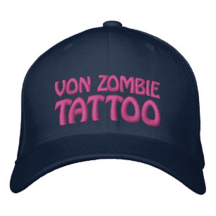 Casquette Brodée Von Zombie Tattoo 001BB