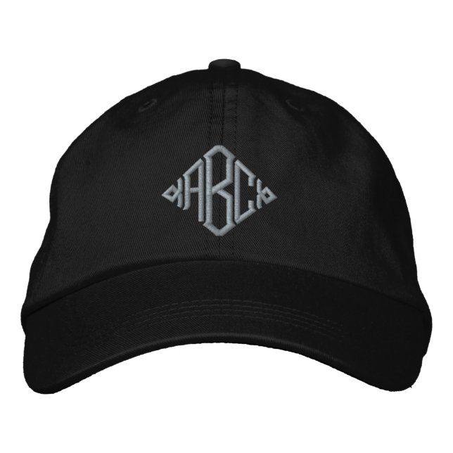 Casquette Brodée Votre monogramme personnalisé (Devant)