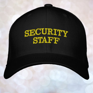 Casquette Brodée Votre personnel de sécurité du texte n'importe que
