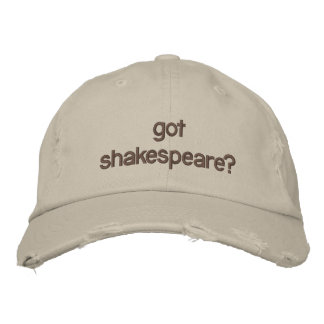 Casquette Brodée vous avez shakespeare ?