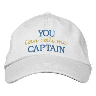 Casquette Brodée Vous Pouvez M'Appeler Capitaine