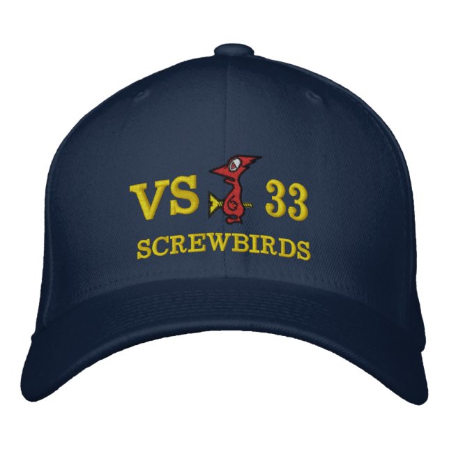 CASQUETTE BRODÉE VS-33 SCREWBIRDS WESTPAC 1988-1989 USS NIMITZ (Devant)