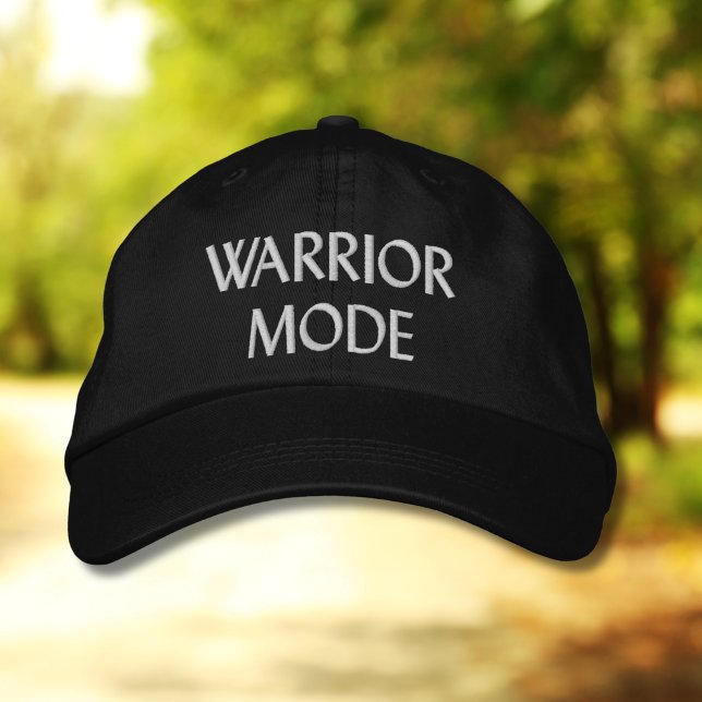 Casquette brodée Warrior Mode Classique (Créateur téléchargé)