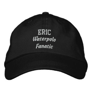 Casquette Brodée Waterpolo Fanatic Nom personnalisé V08H
