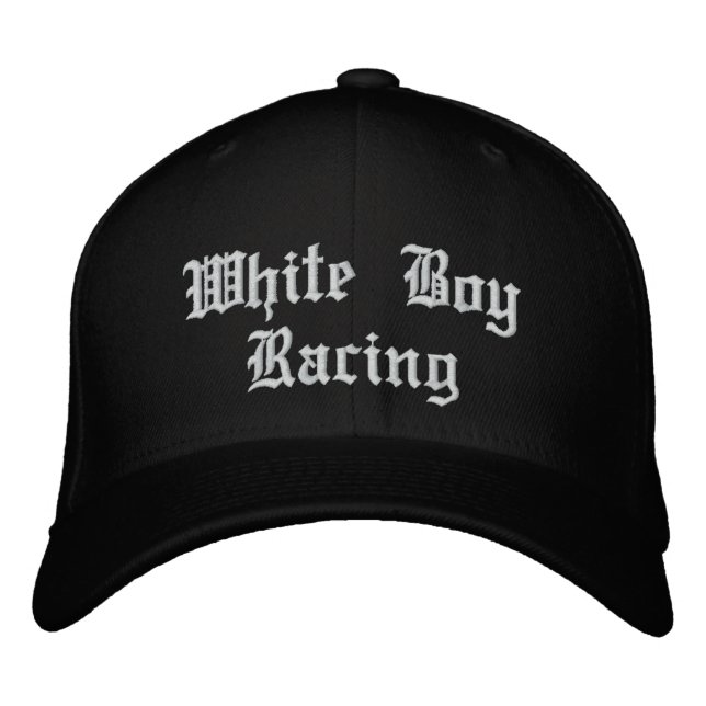Casquette Brodée WhiteBoy Racing (Devant)