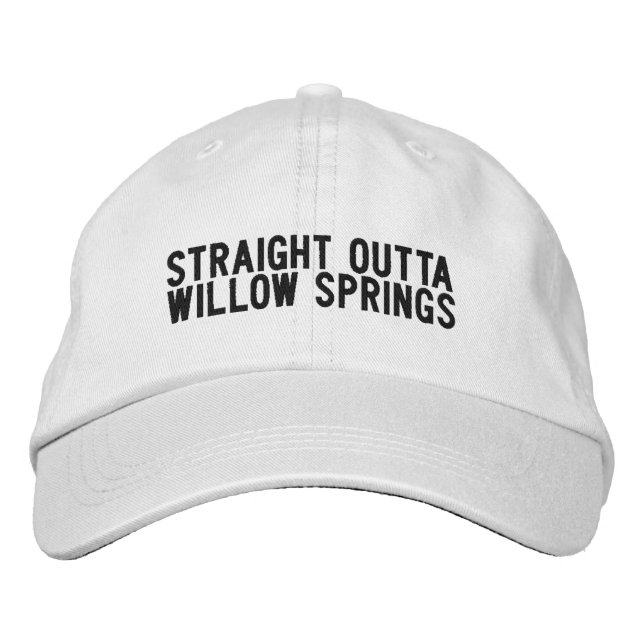 Casquette Brodée Willow Springs Missouri Hat (Devant)