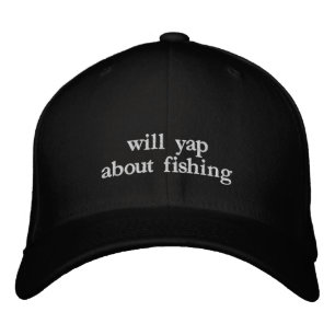 Casquette Brodée Yap aura à propos de papa pêcheur drôle amateur de