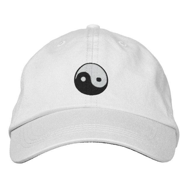 Casquette Brodée Yin et Yang (Devant)