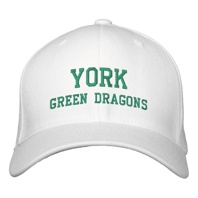 Casquette Brodée York Green Dragons 1964 Flexfit (Devant)