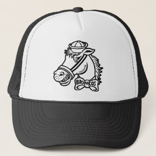 Casquette Bronc Broncos de cheval de bande dessinée