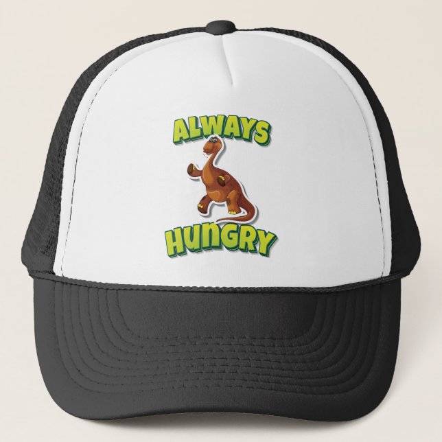Casquette Brontosaurus toujours affamé (Devant)