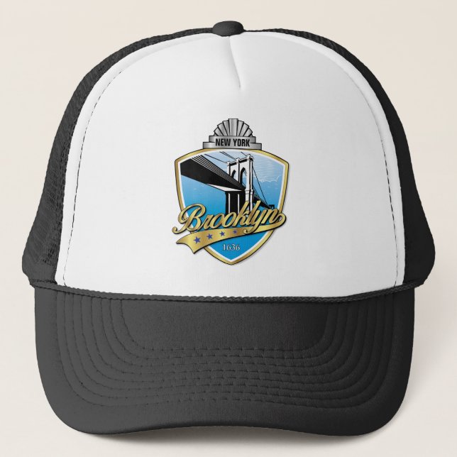 Casquette Brooklyn Design Gold (Devant)