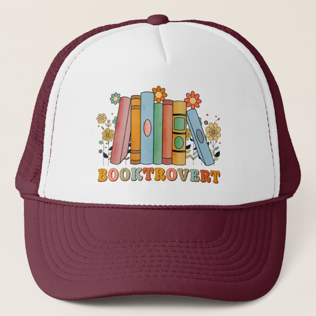 Casquette Brooktrovert, Librairie Bookish, Livre Lover (Devant)