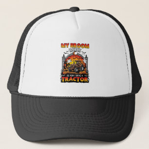 Casquette Broom Broke Tractor Halloween Witch Ghosts_1
