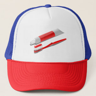 Casquette Brosse à dents et dentifrice