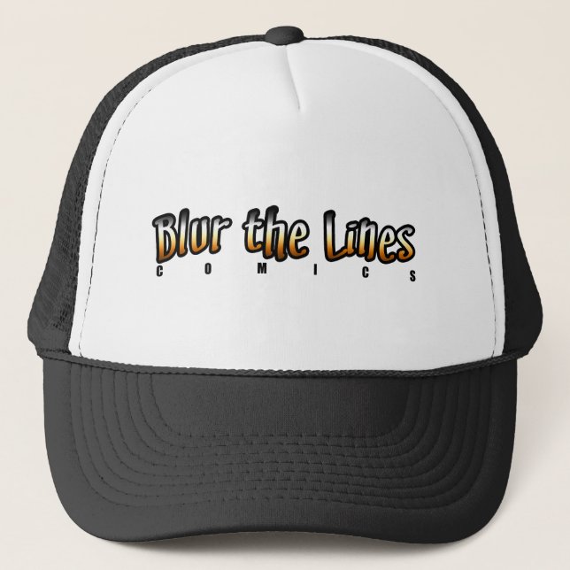 Casquette Brouillez les lignes bandes dessinées (Devant)