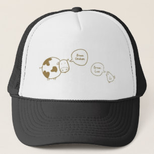 Casquette Brown de vache à brun de poulet