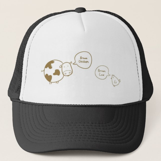 Casquette Brown de vache à brun de poulet (Devant)