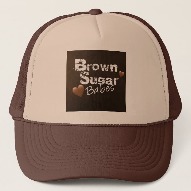 Casquette Brown pour bébés sucre (Devant)