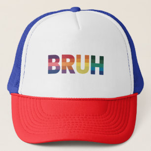 Casquette Bruh Mème Drôle Dire Bro Saluer Gay LGBT Pride