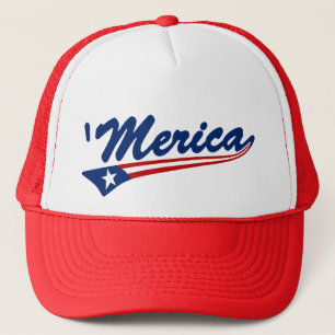 Casquette 'Bruissement de drapeau de Merica USA