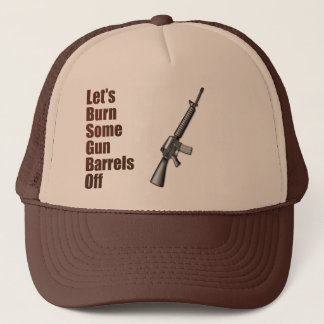 Casquette Brûlons des canons d'armes.