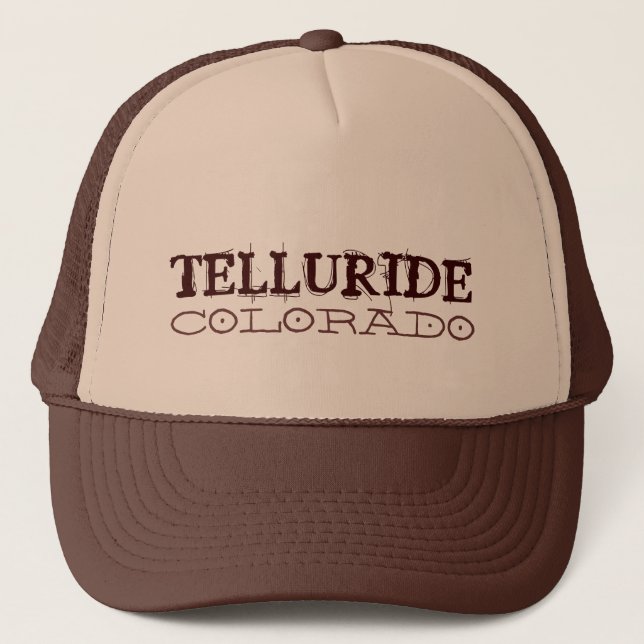 Casquette brun simple du Colorado de tellurure (Devant)
