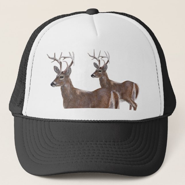 Casquette Buck de cerf à queue blanche (Devant)