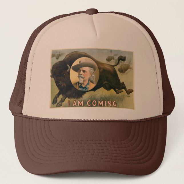Casquette Buffalo Bill Cody's Wild West Show - vers 1900 (Devant)