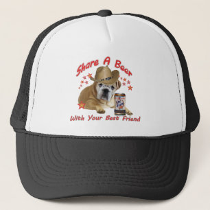 Casquette Bulldog Partager Une Bière