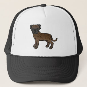 Casquette Bullmastiff bringé Chien de dessin animé mignon