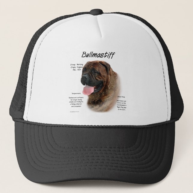 Casquette Bullmastiff (broche) (Devant)