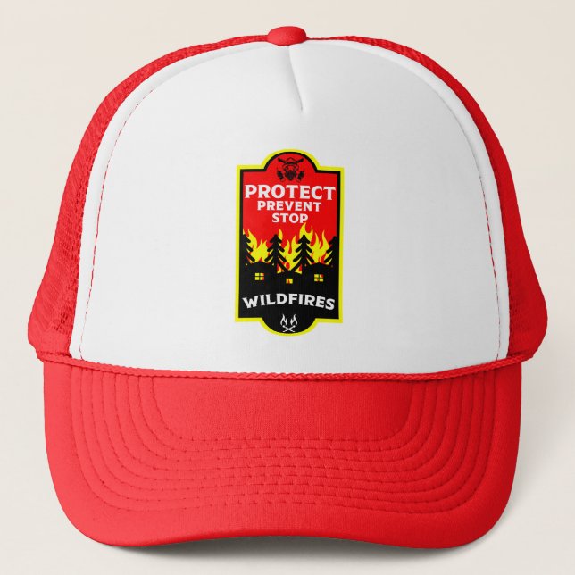Casquette Bush - Prévention des incendies (Devant)