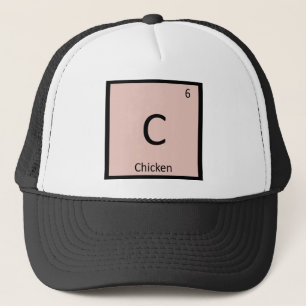 Casquette C - Chimie de la Viande de Poulet Symbole du Table